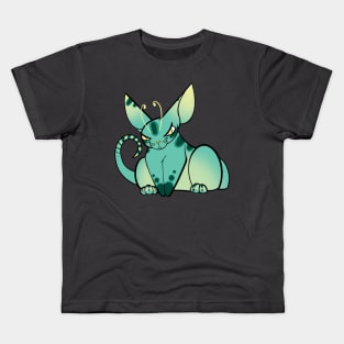 Angry Alien Cat :: Canines and Felines Kids T-Shirt